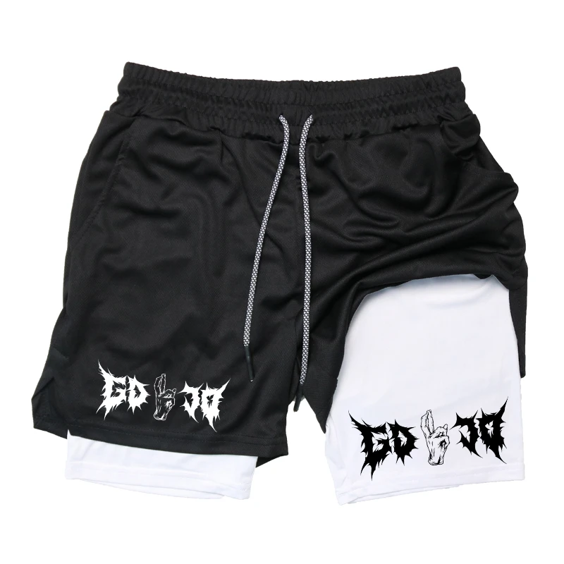 Print 2 in 1 Running Shorts fo - Compression Shorts Athletes avaliação e preço