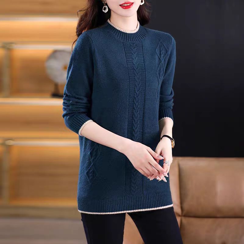 Fashion Round Neck Knitted Jum - Thermal Long John avaliação e preço