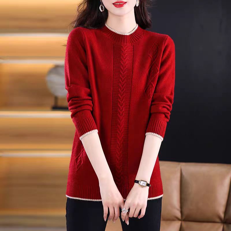 Fashion Round Neck Knitted Jum - Thermal Long John avaliação e preço