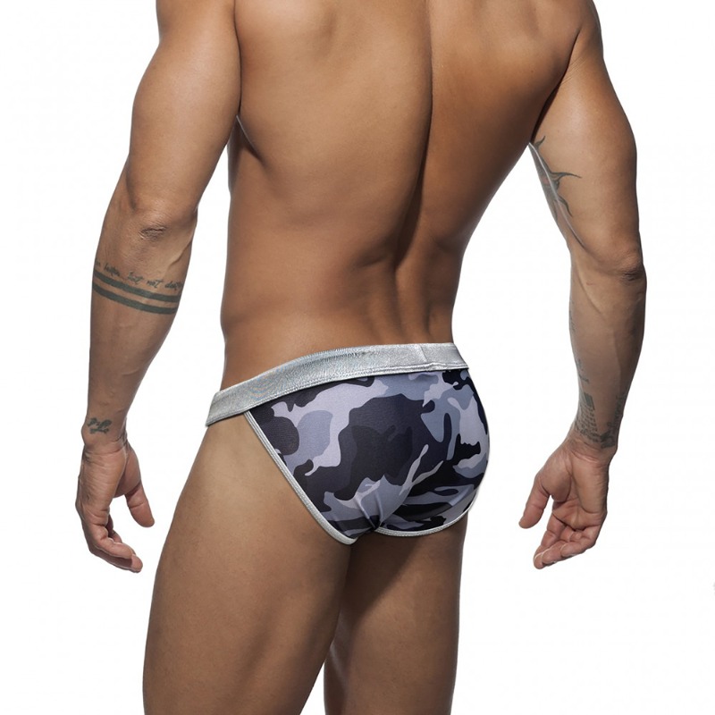 Sexy Mens Swim Briefs Camoufla - Trunk Breathable Men avaliação e preço