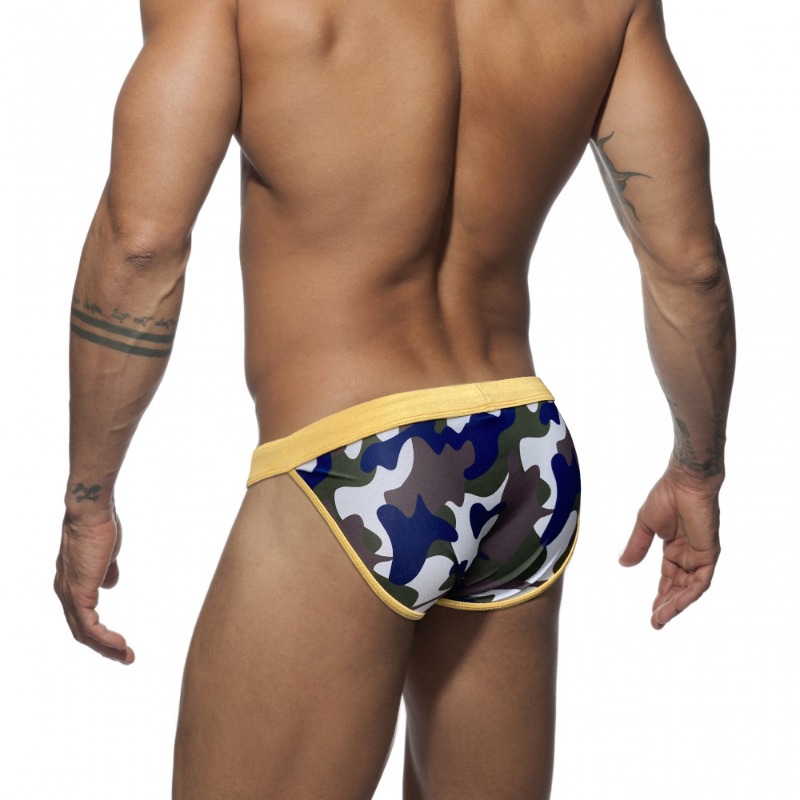 Sexy Mens Swim Briefs Camoufla - Trunk Breathable Men avaliação e preço
