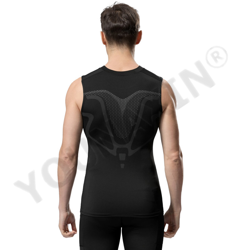 3 Pieces Men's Sleeveless T-Sh - T Shirt Tight Fit avaliação e preço