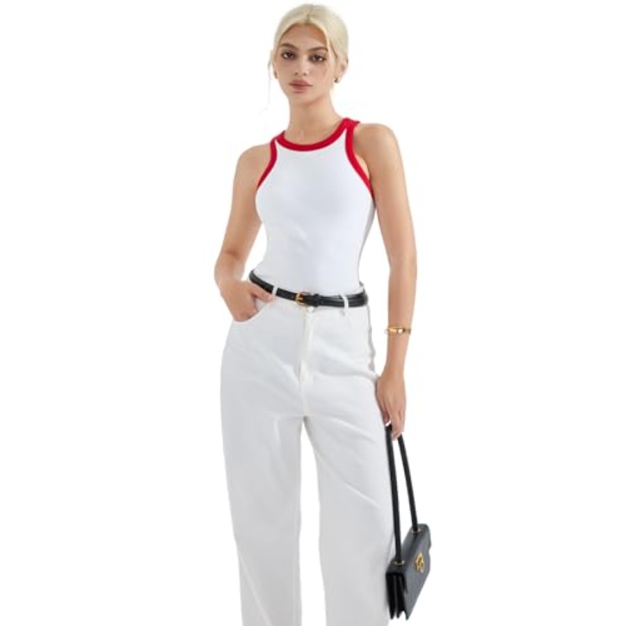 SUUKSESS Women Padded Cotton R - Tank Top Ribbed avaliação e preço