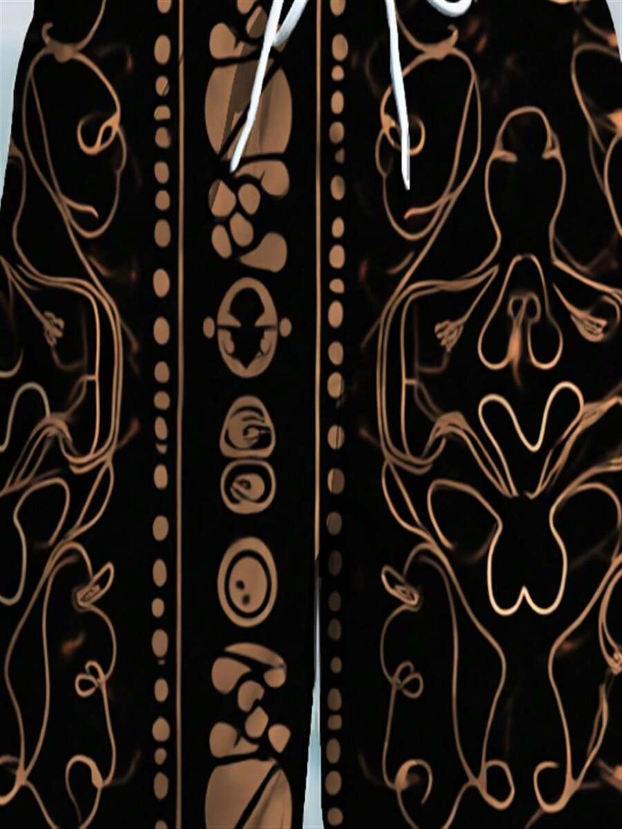 Mens Abstract Geometric Print  - Trunk Breathable Men avaliação e preço