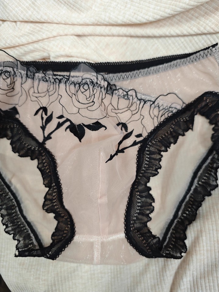 Men's Elegant Embroidery Lace  - Pouch Boxer Pouch avaliação e preço