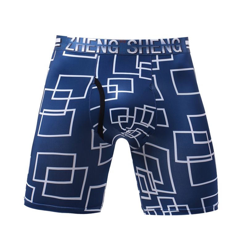 Mens Underwear Boxers Shorts H - Long Leg Trunk Men avaliação e preço
