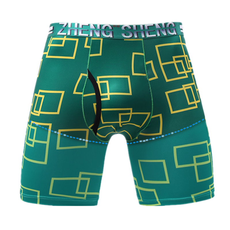 Mens Underwear Boxers Shorts H - Long Leg Trunk Men avaliação e preço