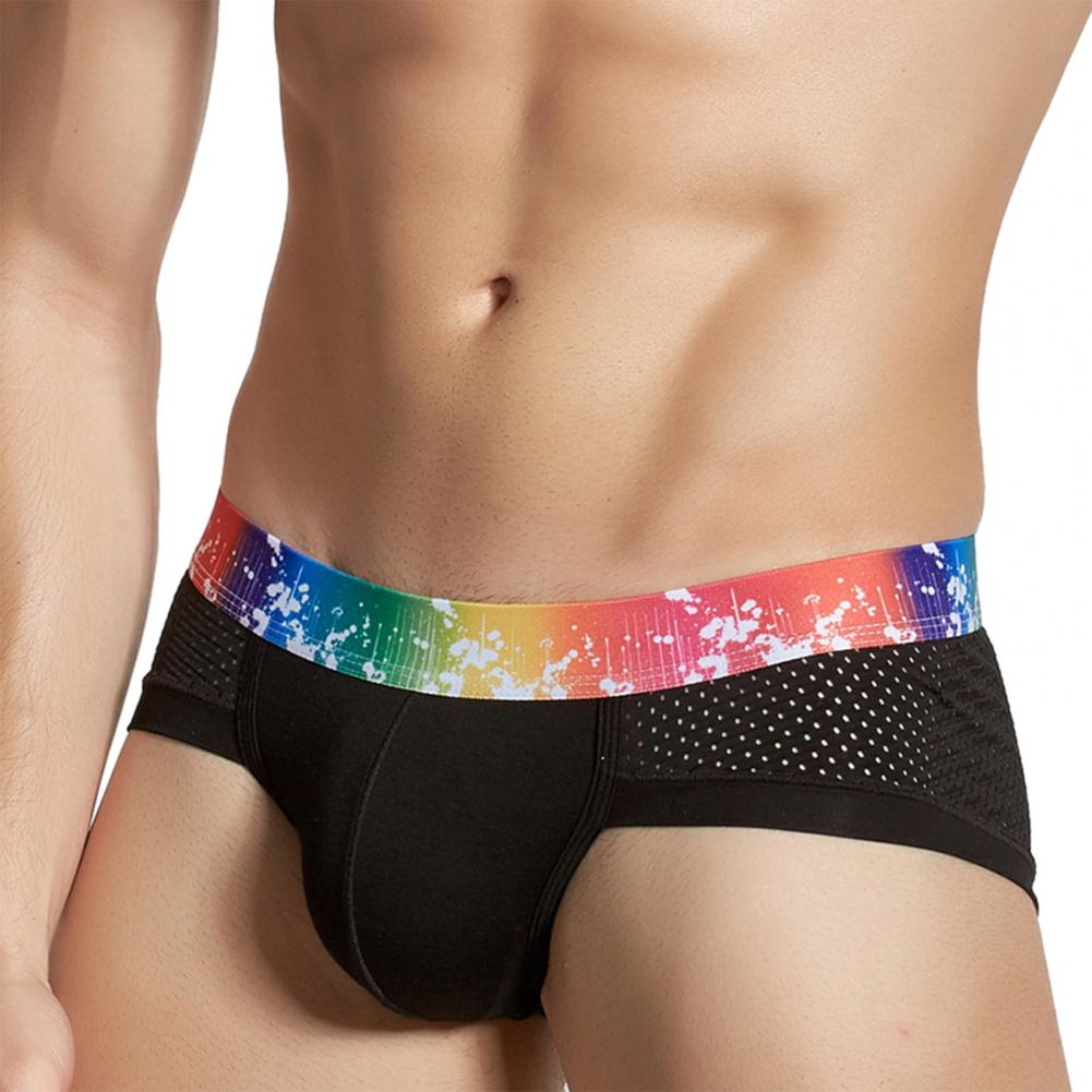 Men Briefs Soft Breathable Mes - Mesh Sport Boxer avaliação e preço