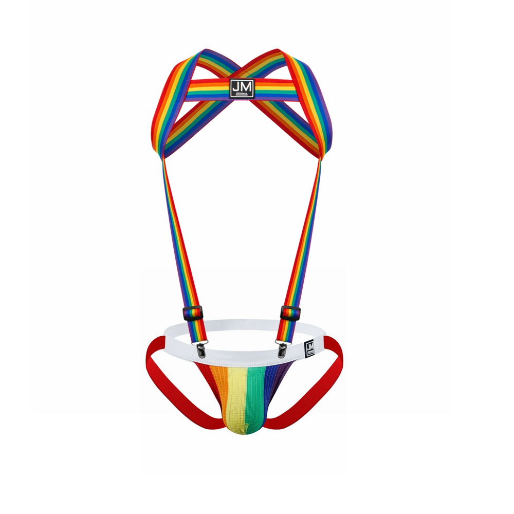 Rainbow Body Harness Adjustabl - Jockstrap Athletic avaliação e preço
