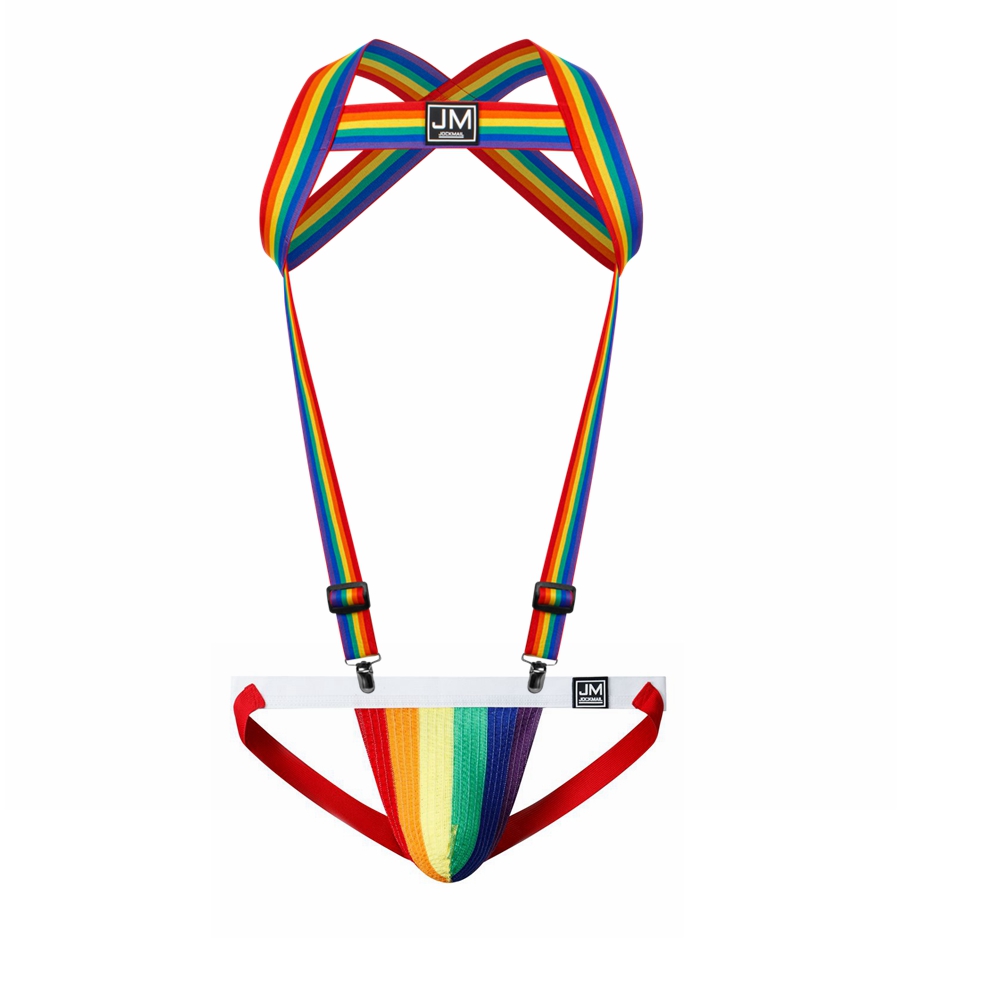 Rainbow Body Harness Adjustabl - Jockstrap Athletic avaliação e preço