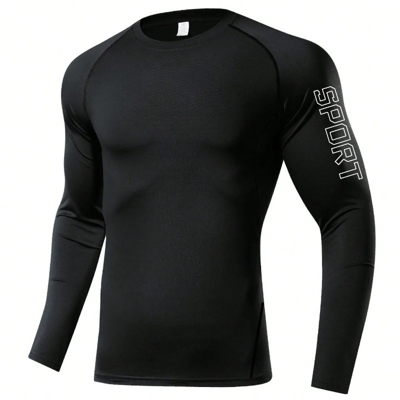 Men Compression Long Sleeve Sh - Base Layer Top avaliação e preço