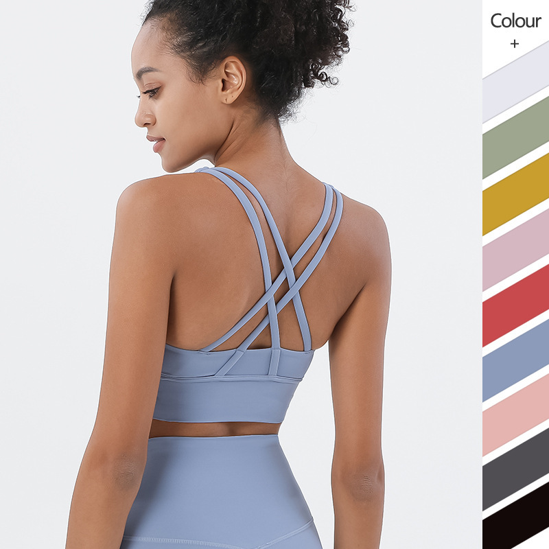 New Cross Back Nylon Yoga Top  - Quick Dry Underwear avaliação e preço