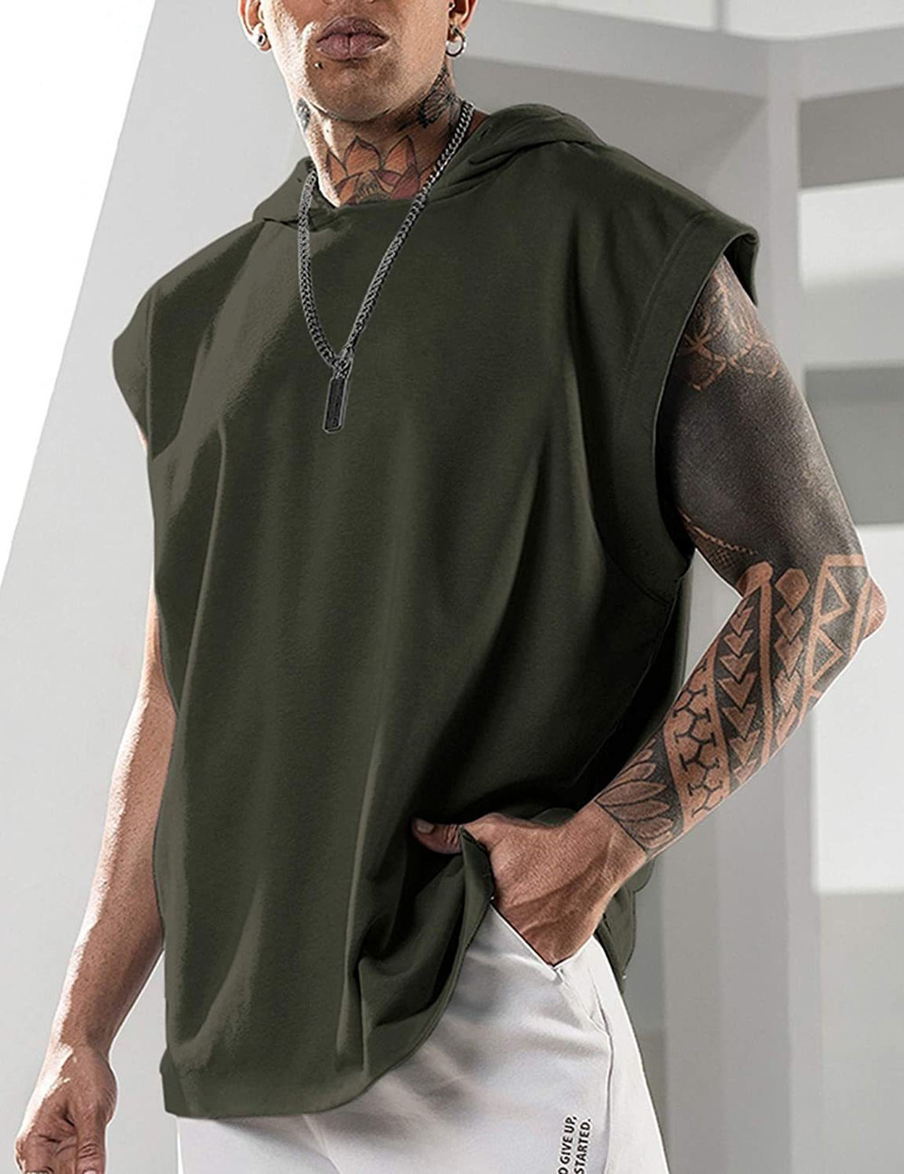 Summer Men's Mesh Gym Vest Qui - Sleeveless Undershirt avaliação e preço
