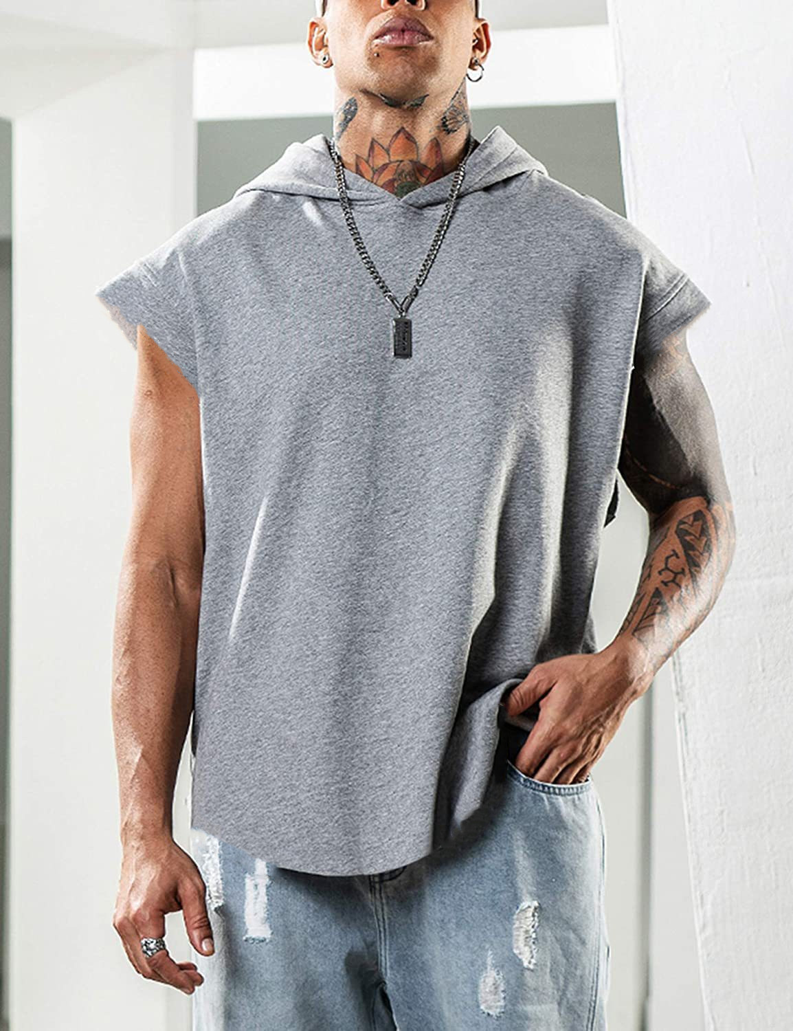 Summer Men's Mesh Gym Vest Qui - Sleeveless Undershirt avaliação e preço