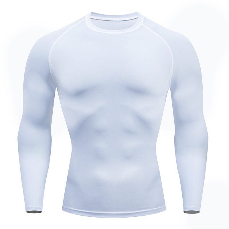 Men Bodybuilding Sports T-Shir - T Shirt Tight Fit avaliação e preço